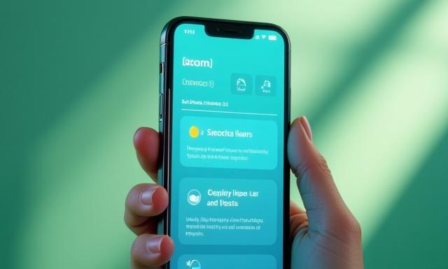 Screenshot einer Bildungs-App mit Lerninhalten auf Smartphone